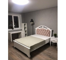 Односпальная кровать Венеция MUR-101-01 с каретной стяжкой